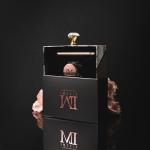 Matte Black Cosmetic Packaging Box Cardboard For Lip Serum