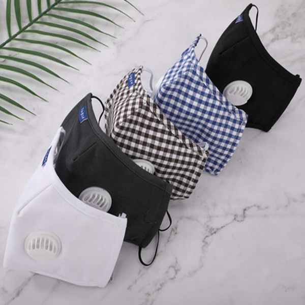 manufacture wholesale in stock mask with good stability non-deforming comfortable woven fabric protective mask