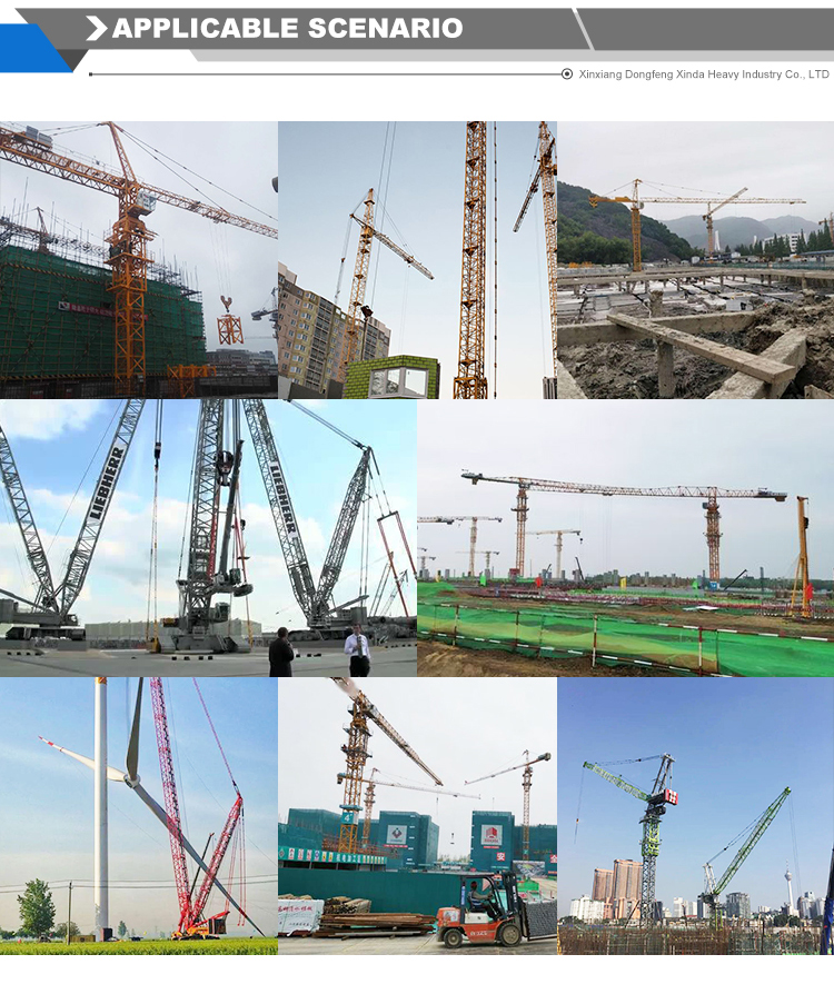 Tower Crane 40 Ton Capacity Zoomlion's Latest Telescopic Luffing jib Design For 2020