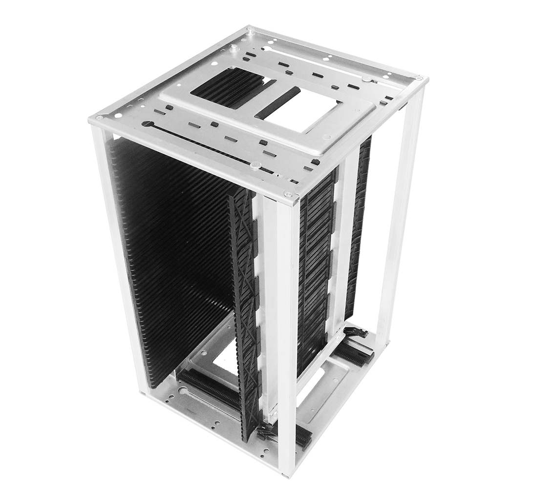 3.0mm Depth 125 Degree 100KG Capacity ESD Magazine Rack