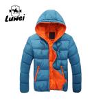 Long Sleeve Cotton Padded Jackets Zipper Utility Thicken Hooded Coat
