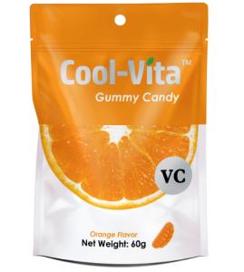 Quality Fruit Shaped Orange Pectin Gummy Candy Golden Vitamin C Pectin Fruit Snacks wholesale