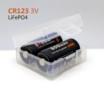Soshine 3.2V LiFePO4 RCR123 / 16340 rechargeable battery with protection