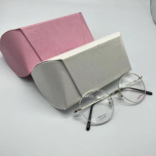 Pink PE PU Leather Durbable Portable Glasses Metal Eyeglass Case Sunglasses
