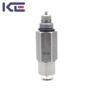 Quality HD450 Excavator Hydraulic Pressure Relief Valve Spare Parts For Kato wholesale