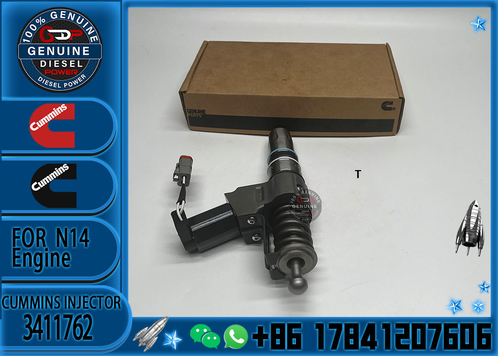 Reliable Fuel Injector Assembly 3411762 For Cummins Engine N14 Series Matching Diesel