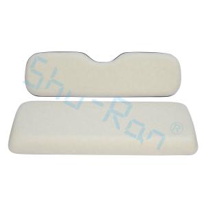Quality White Golf Cart Rear Seat Cushion Easy To Install Durable For Club Car EZGO YMH wholesale