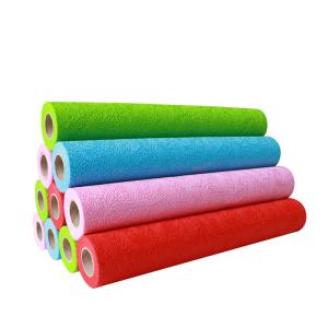 Quality OEM Wrapping Flower Material Embossed Non Woven Fabric In Different Colors wholesale