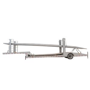 Quality Self-dumping Not Car Carrier Low Flatbed Truck Cargo Container Transport Semi Trailer wholesale