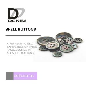 Quality Custom Natural Black Shell Button Butterfly 2 / 4 Holes High-End Buttons Lead - free wholesale