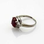 Fashion Jewelry 925 Silver 8mmx10mm Oval Citrine Cubic Zircon Ring (R131)