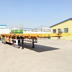 Quality TITAN 2 Axle 40 Ft Titan Flatbed Trailers for Sale wholesale