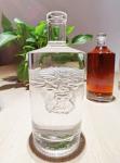 3L Large Alcohol Bottle Extra Flint Whiskey Rum Round Shape