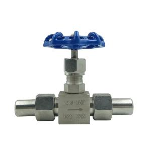 Quality 304 316L Straight Way Female Welded Ball Needle Valve for High Pressure Sanitary wholesale
