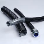 0.2-0.5mm Thickness Flexible Pvc Coated Galvanized Conduit With High Abrasion