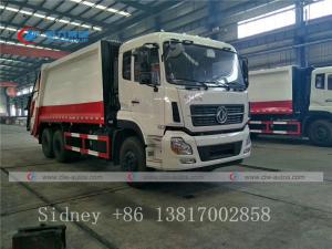 Quality Dongfeng Kinland 6X4 Compression Garbage Truck With Q235B Steel Body wholesale