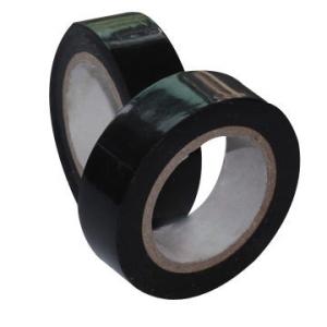Quality Black color 0.4mm PVC outerwrap tape for outer mechanical protection wholesale