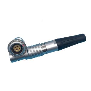 China 2B 3B Circular Push Pull Connectors 4 Pin Zinc Alloy With Nikelplate on sale