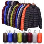 Plus Size Warm Down Jacket Lightweight Hooded Casual Winter Puffer Jacket