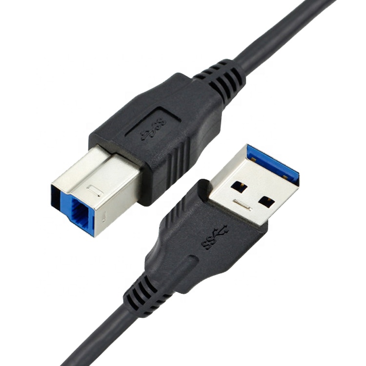 High Speed Data 5Gbps Type A Male to B Male USB 3.0 Printer Cable for Epson HP