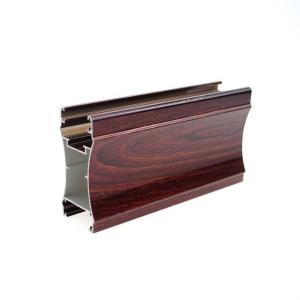 Quality Heat Transfer 6063 Wood Finish Aluminium Profiles For Window Frame wholesale