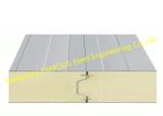 PU 150mm 200mm Sandwich Wall Panels With Excellent Gloss Retention
