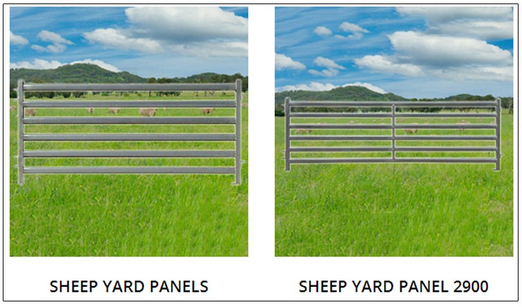 Interpon Powder Coated RAL 6005 USA Livestock Fence Panels 6ft X 10ft