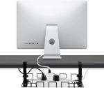 Stocked Metal Cable Tray Pack of 2 Cable Duct Desks for Streamlined Cable