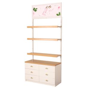 Quality Cosmetic Point Of Purchase Pop Display Wood Makeup Display Stand wholesale