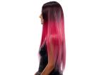 European Colored Human Hair Lace Front Wigs 31 Inch With Heat Resistant Fiber