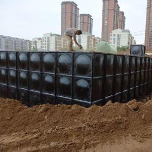 Quality Galvanized Steel / Sus Plate Underground Water Tank Customized Size For Hospital wholesale
