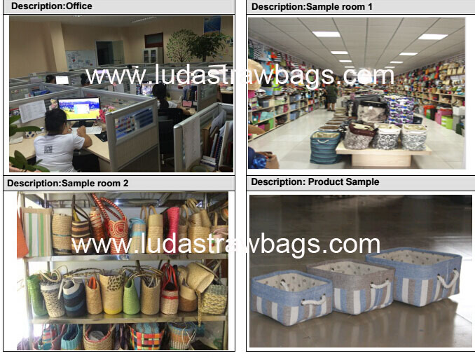 LUDA hot sale 2016 summer pp strap made straw bag for shopping and promtion