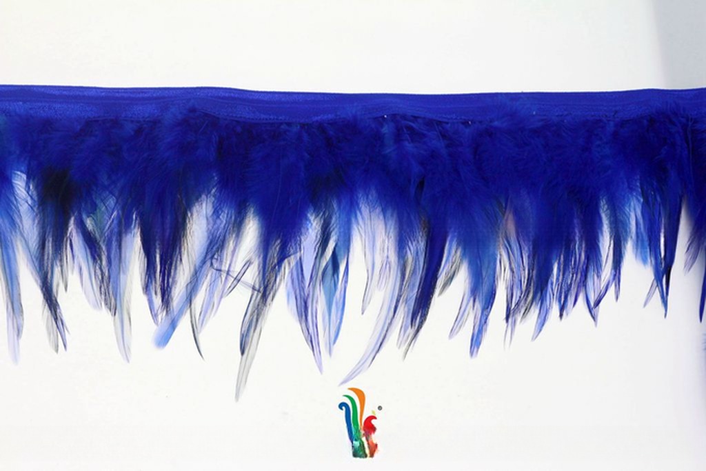 Party Decoration Stretch Saddle Hackle Feather Fringe Trim Shipment DHL Pattern Dyed