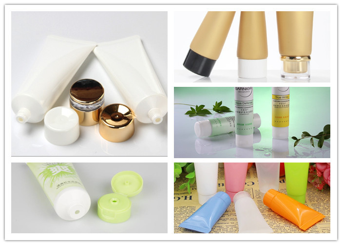 Food Grade Plastic Tube Head Closure 35mm Round Bottom For Mustard Sauce Tube