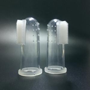 Quality FDA Safety soft bulk special best silicone finger toothbrush for baby children adults wholesale