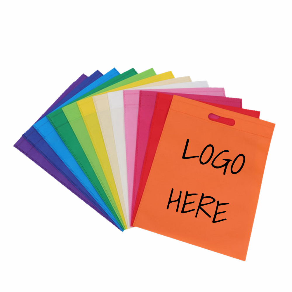 Reusable Non Woven Fabric D Cut Bags Personalised Grocery Company Logo Eco Friendly
