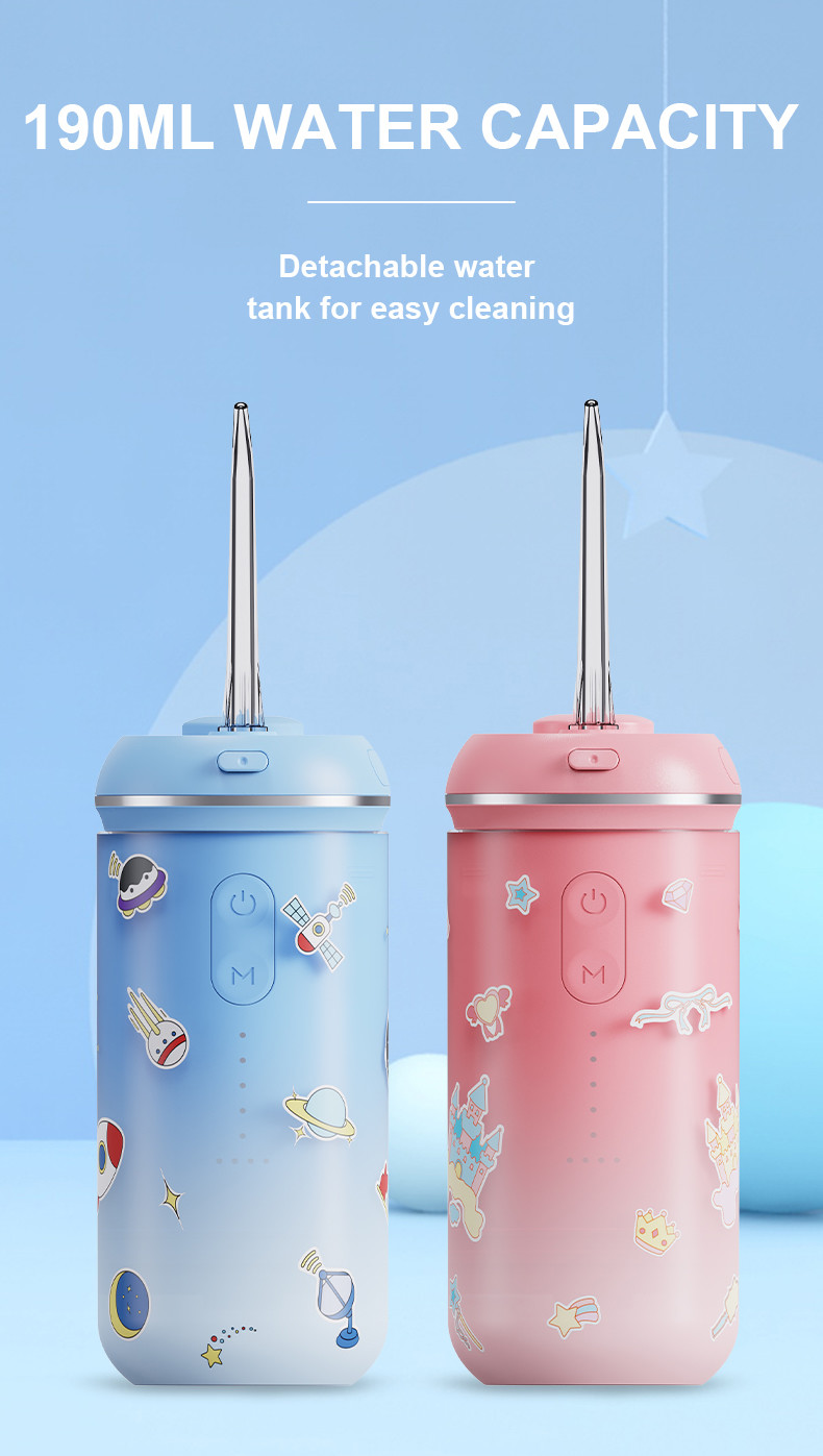 Mini Kids Portable Travel Household Oral Irrigator For Teeth Cleaning 4 working modes