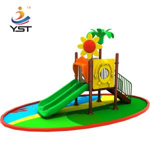Quality Customized Outdoor Playground Kids Plastic Slides with 114mm galvanized tube wholesale