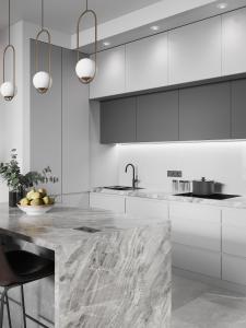 Quality Modern Wooden Kitchen Furniture Cabinet Project Wholesale Retail wholesale