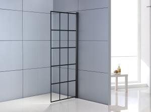 Quality Aluminum Frame Bathroom Shower Sliding Glass Doors 6mm wholesale