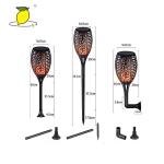 1W Solar Led Flickering Flame Outdoor Light 10 Hours Working Lifetime