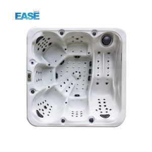 Quality Outdoor White Massage Spa Hot Tub 124Pcs Total Jets 1 Recliner wholesale