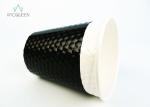 White / Black Simple Design Disposable Hot Tea Cups , Take Out Coffee Cup Water