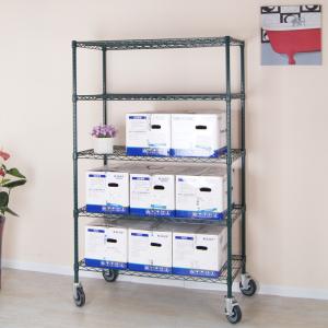 Quality Eco - Friendly Steel Commercial Metal Shelving Heavy Duty Chromed Steel Construction wholesale
