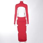 Splicing Ripped Womens Party Maxi Dresses