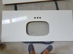 Economical Quartz Bathroom Vanity Tops 93% Quartz Sand Percentage