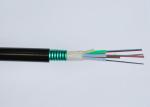 Outdoor Armored Fiber Optic Cable GYTS GYTA Steel FRP Strength Member 2~144