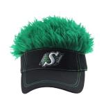 3D Embroidery Sun Visor Hats With Wig Fashionable