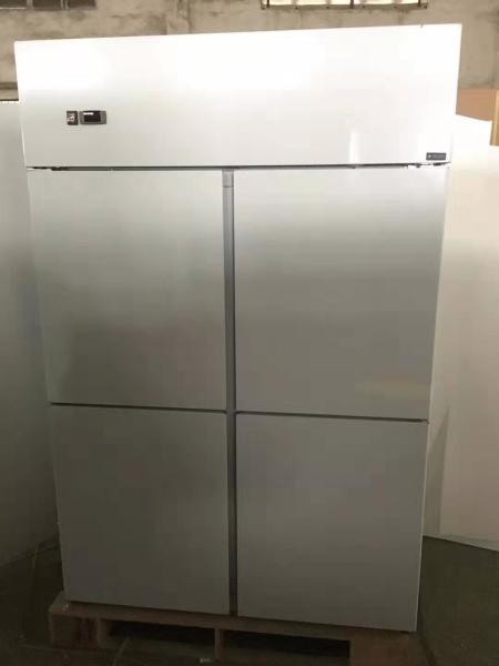 Glass Door Commercial Kitchen Refrigerator 500L Capacity Free Standing
