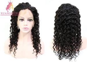 Quality Density 130% Transparents Full Lace Deep Wave Wigs wholesale